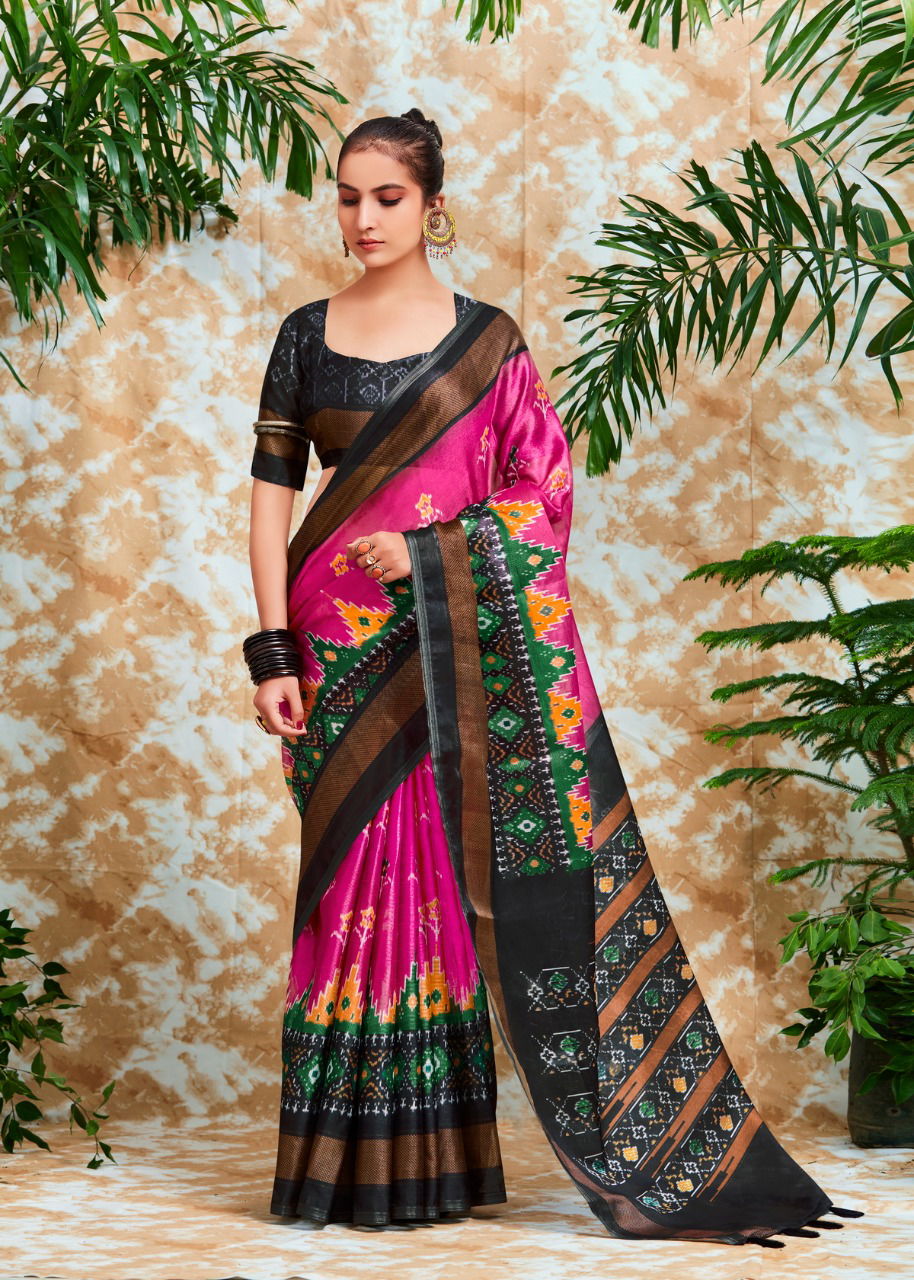 Shreyans Southern Ikkat SI-01-SO-09 Wholesale Printed Sarees Catalog